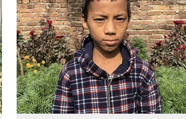 Gaurav Rokamagar, age 8, from Ganjahuwa, Nepal